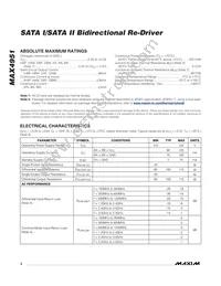 MAX4951CTP+T Datasheet Page 2