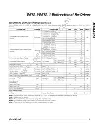 MAX4951CTP+T Datasheet Page 3