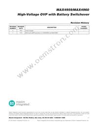 MAX4959ELB+ Datasheet Page 15