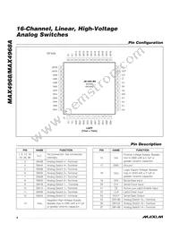 MAX4968CCM+T Datasheet Page 8