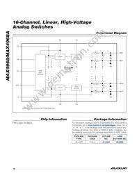 MAX4968ECM+T Datasheet Page 16