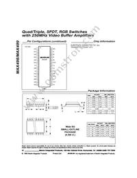 MAX499CWG Datasheet Page 16