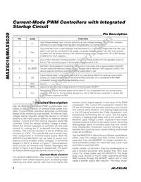 MAX5020CSA-T Datasheet Page 6
