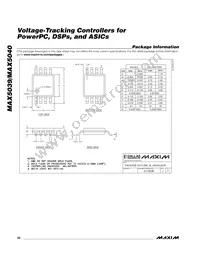 MAX5039EUA+T Datasheet Page 20