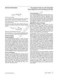 MAX5043ETN+T Datasheet Page 18