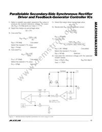 MAX5058EUI+T Datasheet Page 17