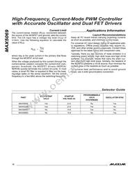 MAX5069DAUE-T Datasheet Page 16