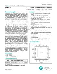 MAX5072ETJ+T Datasheet Cover