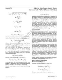 MAX5072ETJ+T Datasheet Page 21