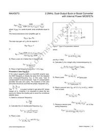 MAX5073ETI+T Datasheet Page 20