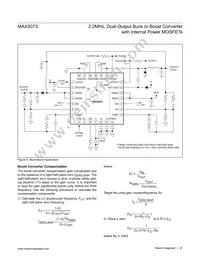 MAX5073ETI+T Datasheet Page 21