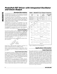 MAX5075CAUA-T Datasheet Page 6