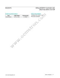 MAX5079EUD+T Datasheet Page 17