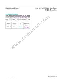 MAX5083ATE+TG104 Datasheet Page 17