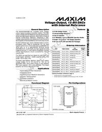 MAX508ACWP+T Cover