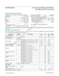 MAX5090CATE/GG8 Datasheet Page 2