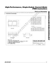 MAX5095CAUA-T Datasheet Page 21