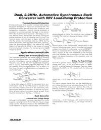 MAX5099ATJ+T Datasheet Page 17