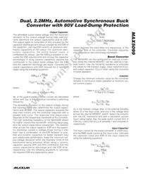 MAX5099ATJ+T Datasheet Page 19