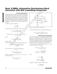 MAX5099ATJ+T Datasheet Page 22