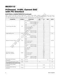 MAX5112GWX+TG074 Datasheet Page 4