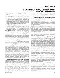 MAX5112GWX+TG074 Datasheet Page 17