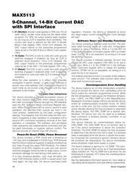 MAX5113GWX+T Datasheet Page 18