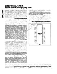 MAX514AEWI+ Datasheet Page 8