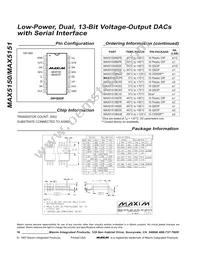 MAX5150AEEE+T Datasheet Page 16