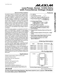 MAX5171AEEE+ Datasheet Cover