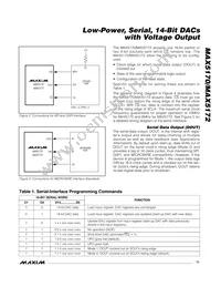 MAX5172AEEE+T Datasheet Page 11