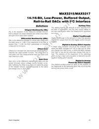 MAX5217GUA+T Datasheet Page 23