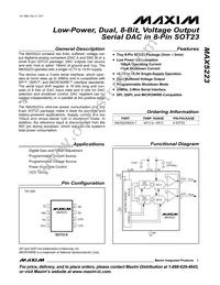 MAX5223EKA+T Datasheet Cover