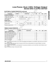 MAX5223EKA+T Datasheet Page 3