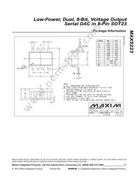 MAX5223EKA+T Datasheet Page 11