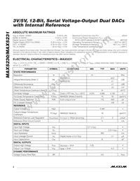 MAX5231BEEE+T Datasheet Page 2