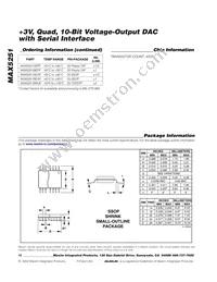 MAX5251BEAP+T Datasheet Page 16