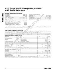 MAX5253AEAP+T Datasheet Page 2