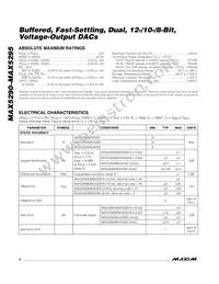 MAX5290BEUD+T Datasheet Page 2