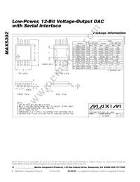 MAX5302EUA Datasheet Page 12