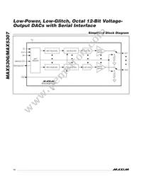 MAX5307EUE+T Datasheet Page 14