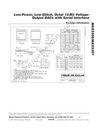 MAX5307EUE+T Datasheet Page 15