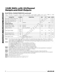 MAX5331UCB+T Datasheet Page 4