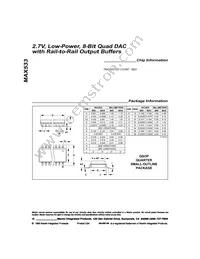MAX533ACEE-T Datasheet Page 16