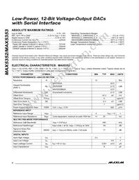 MAX5352BEUA+TG002 Datasheet Page 2