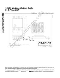MAX5354CUA+TG002 Datasheet Page 16