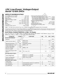 MAX539ACSA+TGA7 Datasheet Page 2