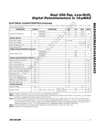 MAX5403EUB+TG075 Datasheet Page 3