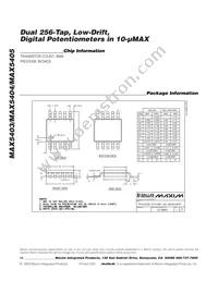 MAX5403EUB+TG075 Datasheet Page 10