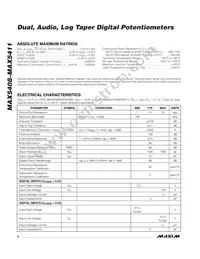 MAX5409ETE+ Datasheet Page 2